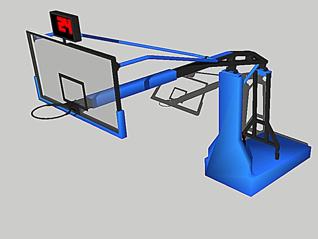 basketbol-hoop modelleri basketbol potası 3D print model - Mito3D