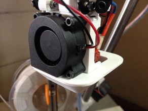 fan shroud print cooling 3d printer accessories duct e3d 3d print model - Mito3D