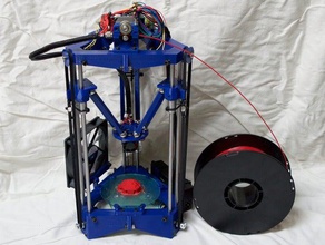 cloverplus v2 delta 3d printer printers reprap 3d print model - Mito3D