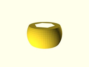hex ball bearing customizable robotics 3d print model - Mito3D
