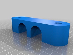 meine angepasste flache ethernet-Halter Teile 3d print model - Mito3D