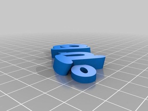 turbo tag de porte-clés personnalisé 3d print model - Mito3D