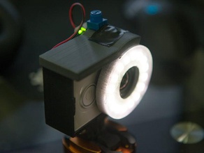 neopixel anneau de lumière xiaomi yi caméra 3d print model - Mito3D
