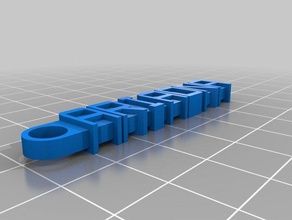 ariadnakeychain organização personalizado 3d print model - Mito3D