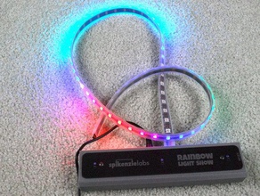 luz do arco-íris show de gabinete eletrônica 3d print model - Mito3D