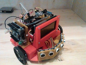 robot gtr meccanica i giocattoli arduino makeredchallenge makeredchallenge2 mobile la robotica roboticsproject servo motore 3d print model - Mito3D