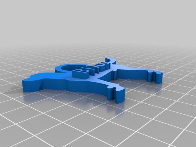 bijou Anahtarlık özelleştirilmiş 3D print model - Mito3D