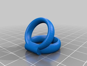 pinky rings customized 3d print model - Mito3D