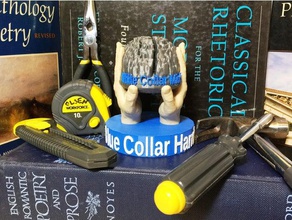 blue collar hands white mind signs logos asllexicon award awards awesome colar brain brilliant challenge collars college creative dd dnd educate educated education educational game props gift gifts goals happiness inspiration life goal lifehack hack lessons mindfulness mmu movie multi material print multi-color multi-part olsen philosophy phrase positive outlook presemt present presents prusa real saying sayings shirt smart souvenir souvenirs tinkercad todd toy trophies trophy cup way working class 3d print model - Mito3D