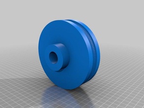 simple poulie 3d l'impression 3d print model - Mito3D