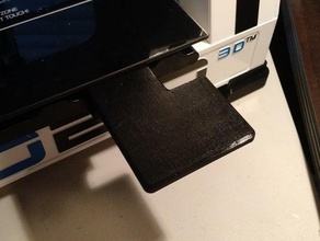 robo 3d r1+ camera mount snaps build plate printer accessories 3d print model - Mito3D
