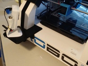 robo 3d r1+ camera platform mount locks frame printer accessories 3d print model - Mito3D