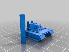 l'espace junker tank destroyer 6mm échelle les jouets jeux 3d print model - Mito3D