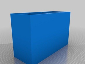 plastic divider bookshelf containers 3d print model - Mito3D