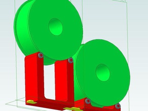 alternative filament spool holders raise3d n2n2+ printer accessories 3d print model - Mito3D