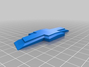 modifizierte chevrolet-emblem automotive 3d print model - Mito3D