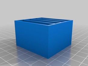 syma caixa de bateria x4 recipientes personalizado 3d print model - Mito3D