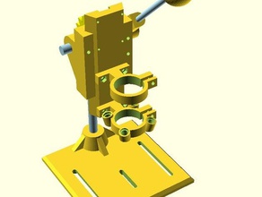 pcb imprensa de broca stand diodo emissor luz smuk a máquina ferramentas 3d print model - Mito3D
