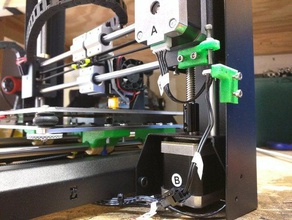 wanhao i3 décalage de l'axe palier 3d l'imprimante pièces 3d print model - Mito3D