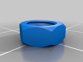5mm nut parts customized 3d print model - Mito3D