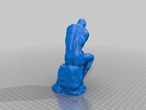 statue thinker sculptures 3d print model - Mito3D