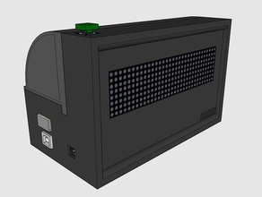 message-box arduino Modell Möbel led max7219 3d print model - Mito3D