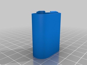 aa battery case bottom containers customized 3d print model - Mito3D