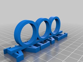 2 filament yüzük özelleştirilmiş 3d print model - Mito3D