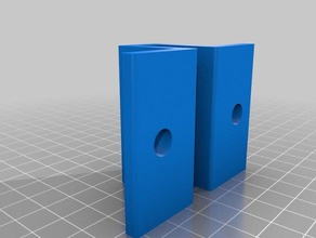 meine angepasste parametrische led-Streifen-Licht-Halterung Teile 3d print model - Mito3D