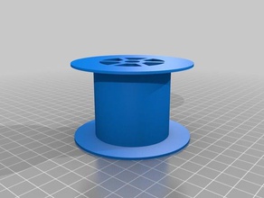 my customized parametric flanged wheel replacement parts 3d print model - Mito3D