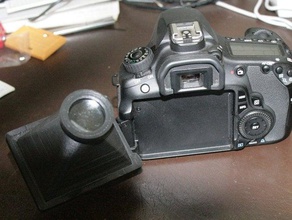 lupa titular canon 60d tela de lcd câmera httpwwwthingivers 3d print model - Mito3D