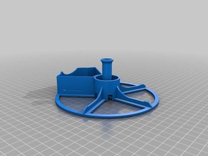 my customized little stuff carousel -- parametric remix organization 3d print model - Mito3D