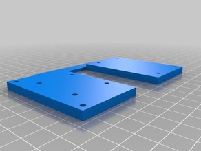 chassis rear plate 3d printing 3d print model - Mito3D