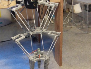 double delta robot model robots arduino educational 3d print model - Mito3D