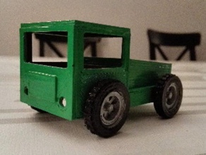 camioncito con caja abatible veículos 3dmodel juguete miniatura brinquedo 3d print model - Mito3D