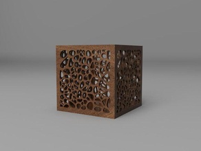 voronoi-box 2 Kunst fusion 360 Bleistift-Halter 3d print model - Mito3D