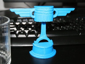 piston cup trophy giocattolo gioco accessori auto 3d print model - Mito3D