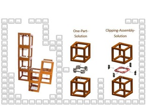 cubotic easyconnect ec75 edifícios estruturas caso cubo habitação makeredchallenge modular 3d print model - Mito3D