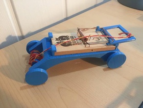 mousetrap racer learning car designproject engineering engineeringproject makeredchallenge middle school science scienceproject steam stem tinkercad tinkerplay tvy 3d print model - Mito3D