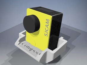 campod camera actioncam adapter mount gopro sjcam slopes tripod 3d print model - Mito3D