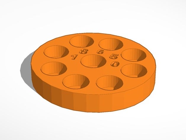 18650 batterie titulaire le bricolage vapoter stand de la station 3D print model - Mito3D