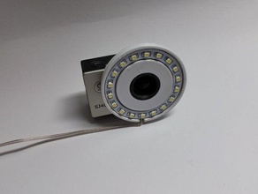 sjcam led-ring-Halter Kamera 3d print model - Mito3D