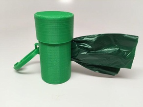 mario tubo di cacca cane supporto del sacchetto animali domestici 3d print model - Mito3D