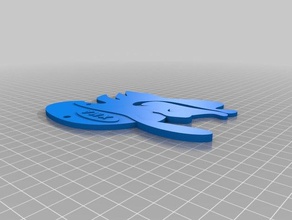 waikiki keychains 3d print model - Mito3D