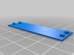 mi personalizados paramétrico aa caja de la batería contactos electrónica 3d print model - Mito3D