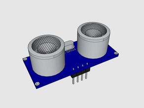 ultrasonic sensor hc-sr04 electronics arduino 3d print model - Mito3D