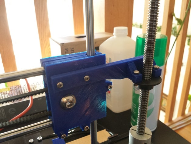 qu-bd threeup segundo eixo de suporte 3d a impressora partes 3D print model - Mito3D