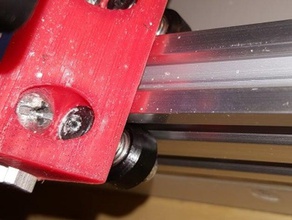 20mm openbuilds mini v-wheel bracket 3d printer parts vslot 3d print model - Mito3D