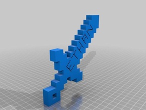keychain sword ethan other 3d slash 3d print model - Mito3D