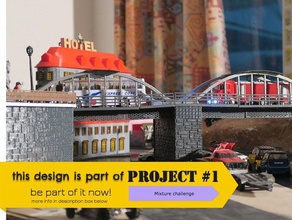 bridge my city buildings structures 3d print model - Mito3D